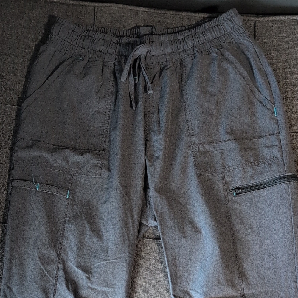 Scrubstar Women's Charcoal Cargo Scrub Pants